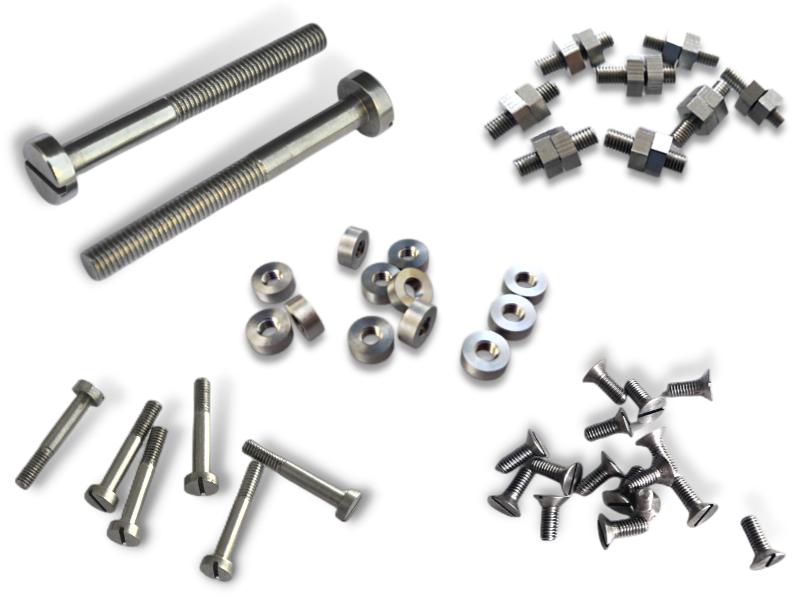 Fasteners, screws, bolts, screws, nuts, spacers1