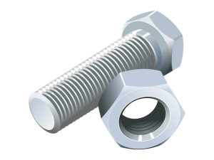 Fasteners, screws, bolts, screws, nuts, spacers